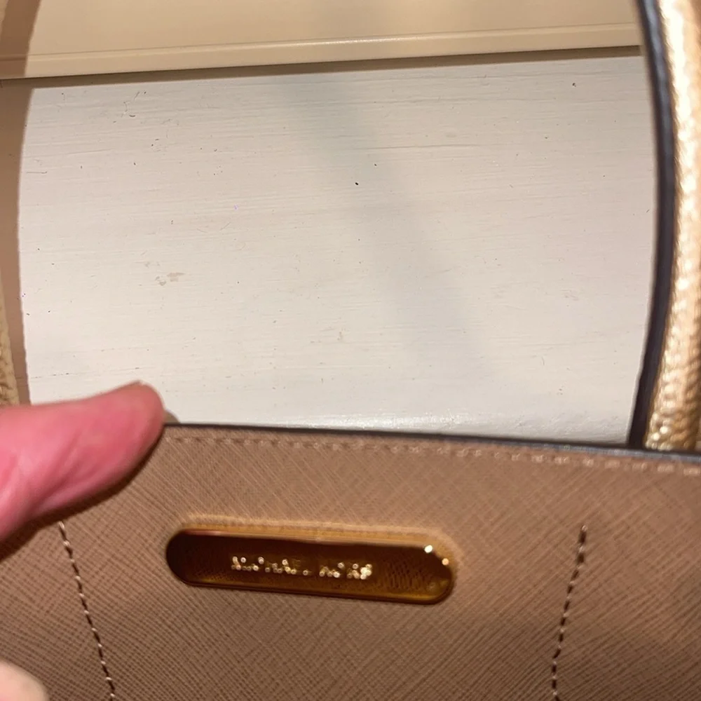 Jet Set Travel Extra-Small Metallic Top-Zip Tote Bag - Picture 5 of 5